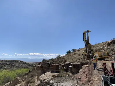 Drilling and injection work for Teller Dam in Colorado by Bauer Spezialtiefbau